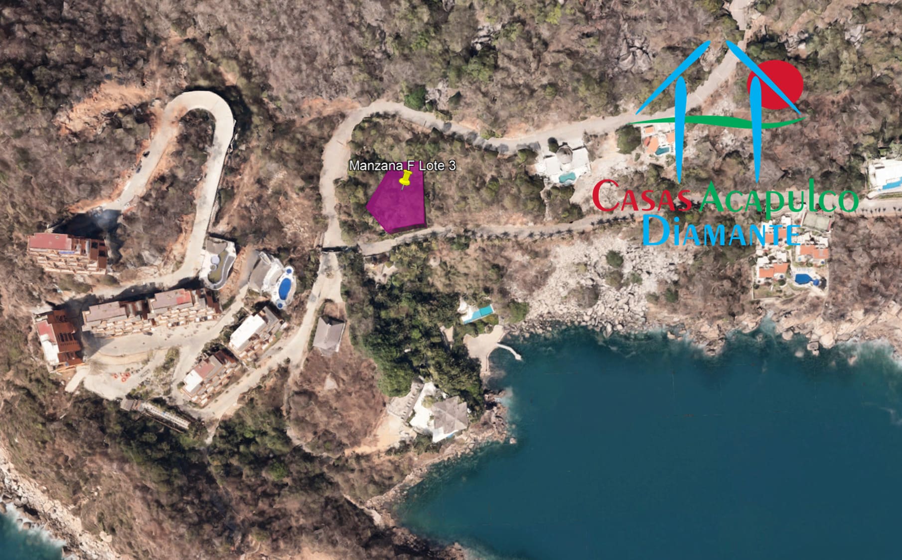 Terreno Brisas del Marqués Manzana F Lote 3 - Ubicación satelital y entorno 2